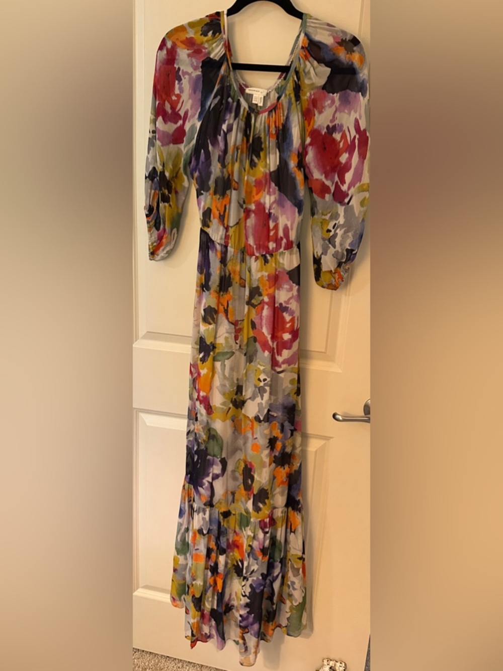 Anthropologie Meadow Rue Maxi Dress Women's Sz 10